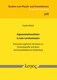 Vorderes Coverbild Argumentationslinien in Lehr-Lernkontexten