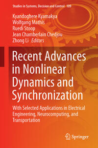Vorderes Coverbild Recent Advances in Nonlinear Dynamics and Synchronization