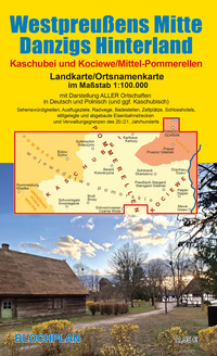 Vorderes Coverbild Landkarte Westpreußens Mitte/Danzigs Hinterland