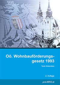 Vorderes Coverbild Oö. Wohnbauförderungsgesetz 1993