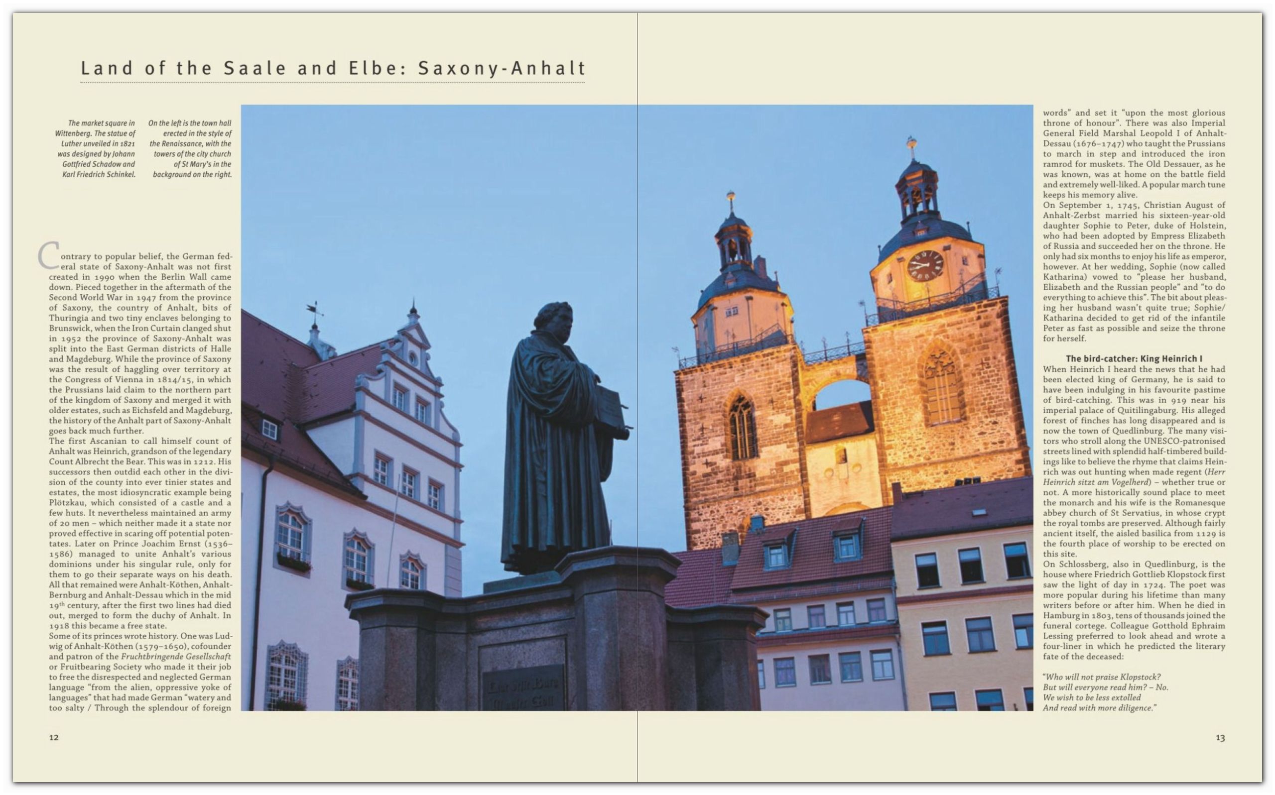 Beispielinhalt (Bild) Journey through Saxony-Anhalt - Reise durch Sachsen-Anhalt