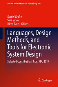 Vorderes Coverbild Languages, Design Methods, and Tools for Electronic System Design