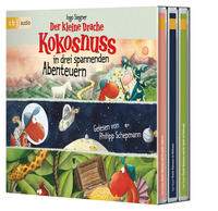 Vorderes Coverbild Der kleine Drache Kokosnuss in drei spannenden Abenteuern