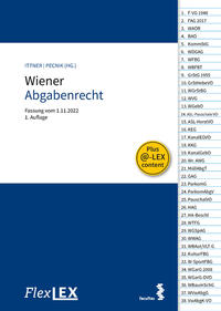 Vorderes Coverbild FlexLex Wiener Abgabenrecht