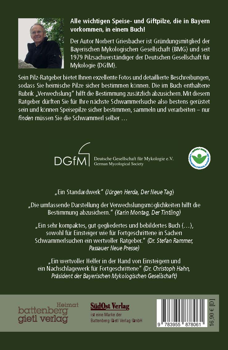 Rückseitencover Schwammerlsuche in Bayern