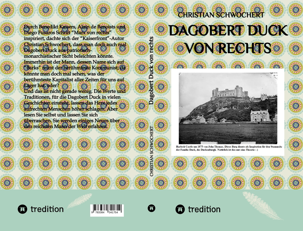 Gesamtes Coverbild Dagobert Duck von rechts