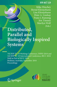 Vorderes Coverbild Distributed, Parallel and Biologically Inspired Systems
