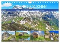 Vorderes Coverbild Großglockner, Alpen, Murmeltiere & mehr by VogtArt (Wandkalender 2026 DIN A4 quer), CALVENDO Monatskalender