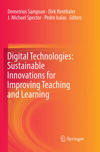 Vorderes Coverbild Digital Technologies: Sustainable Innovations for Improving Teaching and Learning