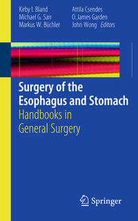 Vorderes Coverbild Surgery of the Esophagus and Stomach