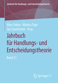 Vorderes Coverbild Jahrbuch für Handlungs- und Entscheidungstheorie