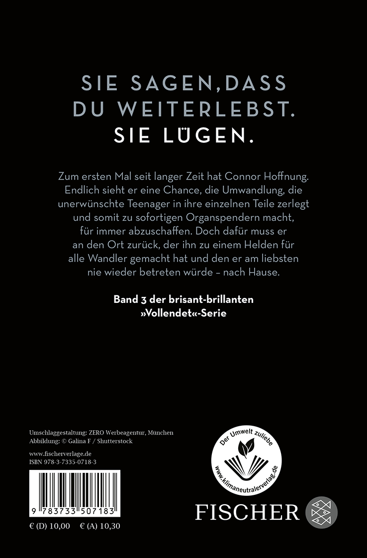 Rückseitencover Vollendet - Die Rache