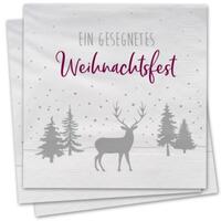 Vorderes Coverbild Servietten - Ein gesegnetes Weihnachtsfest