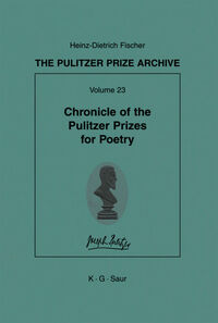 Vorderes Coverbild Chronicle of the Pulitzer Prizes for Poetry