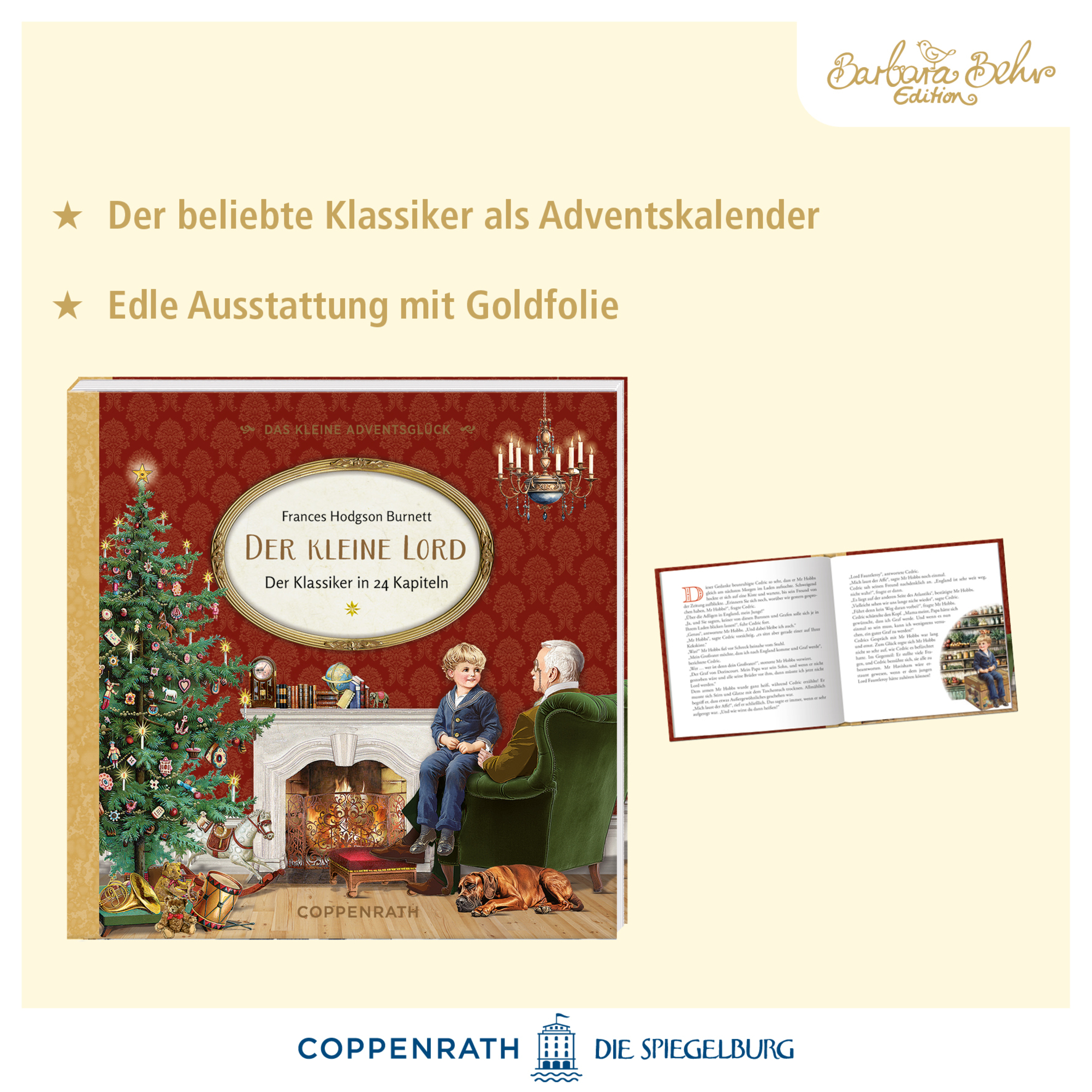 Beispielinhalt (Bild) Das kleine Adventsglück – Der kleine Lord