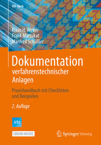 Vorderes Coverbild Dokumentation verfahrenstechnischer Anlagen