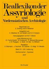 Vorderes Coverbild Zeichennamen - Zypresse