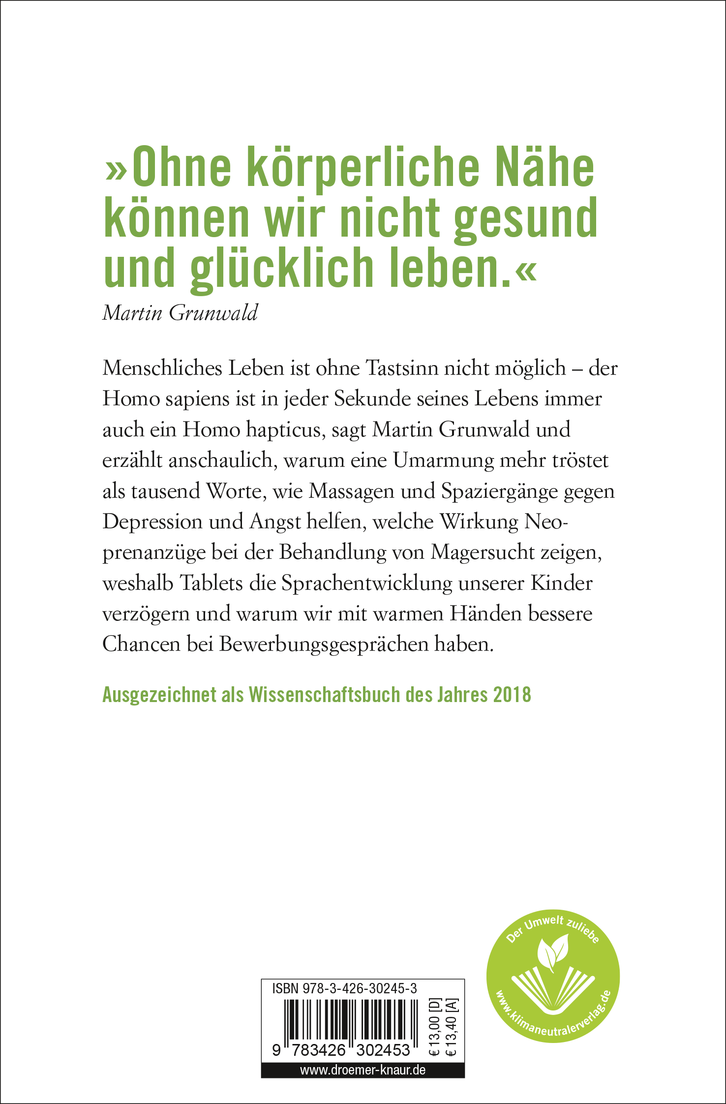 Rückseitencover Homo hapticus