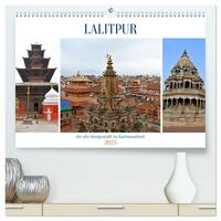 Vorderes Coverbild LALITPUR, die alte Königsstadt (hochwertiger Premium Wandkalender 2025 DIN A2 quer), Kunstdruck in Hochglanz