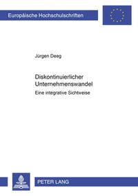 Vorderes Coverbild Diskontinuierlicher Unternehmenswandel