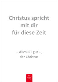 Vorderes Coverbild Christus spricht mit Dir für diese Zeit