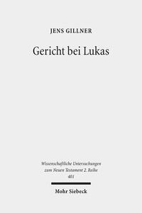Vorderes Coverbild Gericht bei Lukas