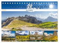 Vorderes Coverbild Dolomitenberggipfel (Tischkalender 2025 DIN A5 quer), CALVENDO Monatskalender