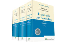 Vorderes Coverbild Handbuch der Beweislast (Bundle Bände 1-3)