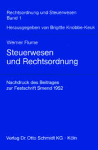 Vorderes Coverbild Steuerwesen und Rechtsordnung