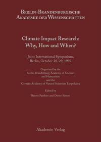 Vorderes Coverbild Climate Impact Research: Why, How and When?