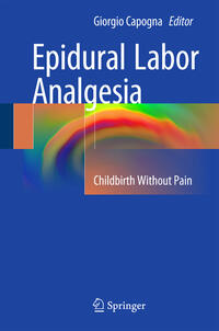 Vorderes Coverbild Epidural Labor Analgesia