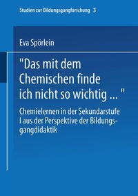 Vorderes Coverbild Das mit dem Chemischen finde ich nicht so wichtig…