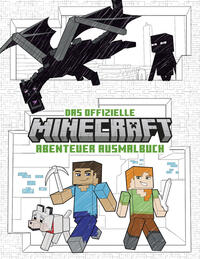Vorderes Coverbild Das offizielle Minecraft-Abenteuer-Ausmalbuch