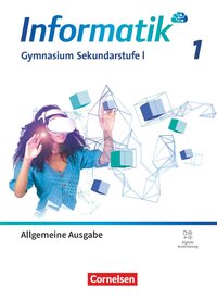 Vorderes Coverbild Informatik - Gymnasium Sekundarstufe I - Allgemeine Ausgabe ab 2024 - Band 1