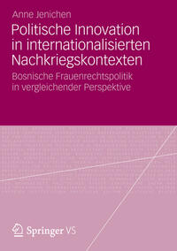 Vorderes Coverbild Politische Innovation in internationalisierten Nachkriegskontexten