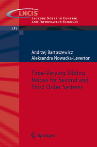 Vorderes Coverbild Time-Varying Sliding Modes for Second and Third Order Systems