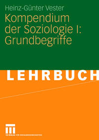 Vorderes Coverbild Kompendium der Soziologie I: Grundbegriffe