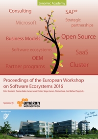Vorderes Coverbild Proceedings of the European Workshop on Software Ecosystems 2016