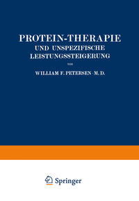 Vorderes Coverbild Protein-Therapie und Unspezifische Leistungssteigerung