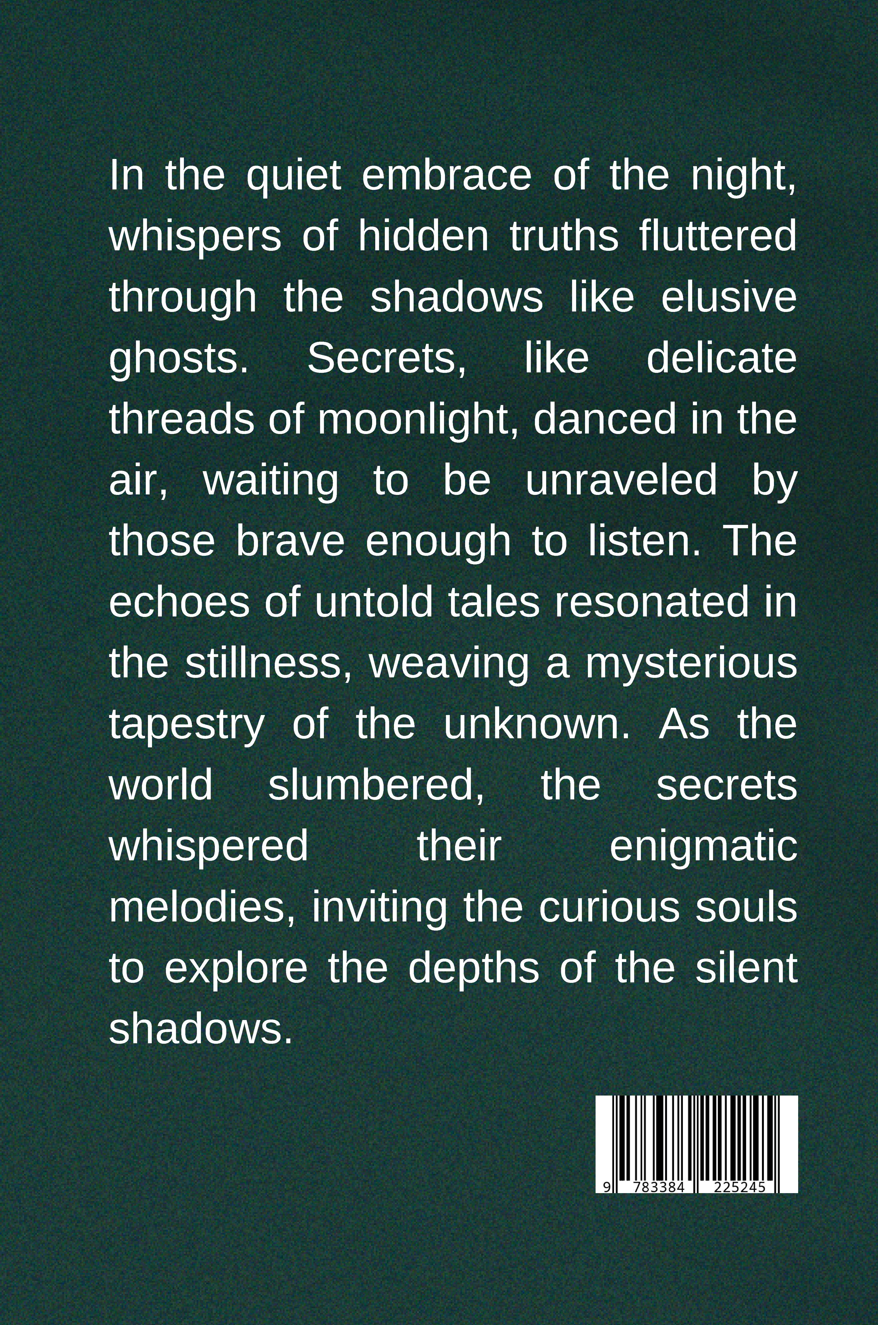Rückseitencover Silent Shadows Secrets Echoed