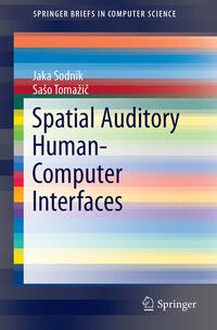 Vorderes Coverbild Spatial Auditory Human-Computer Interfaces