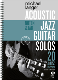 Vorderes Coverbild Acoustic Jazz Guitar Solos