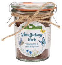 Vorderes Coverbild Schmetterlingsglück - Sommerblumen, die Schmetterlinge lieben