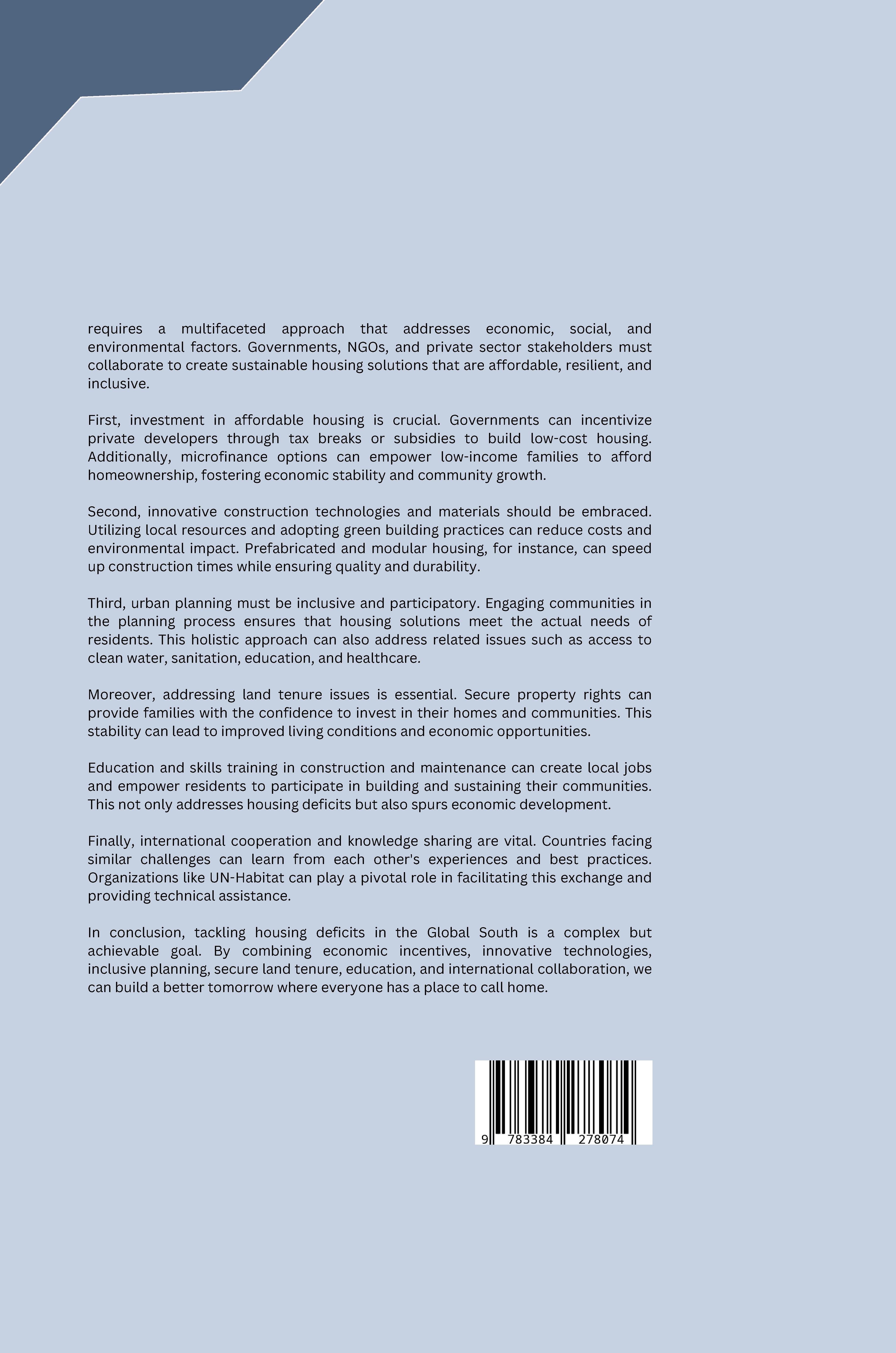 Rückseitencover Beyond Policy: Political Will, Implementation, and Location Hinder Housing Programs