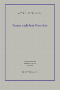 Vorderes Coverbild Fragen nach dem Menschen