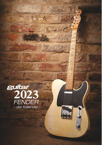 Vorderes Coverbild guitar Fender Kalender 2023