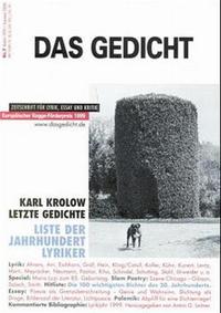 Vorderes Coverbild Das Gedicht. Zeitschrift /Jahrbuch für Lyrik, Essay und Kritik / DAS GEDICHT Nr. 7