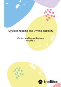 Vorderes Coverbild Dyslexia reading and writing disability