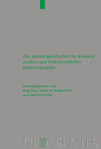 Vorderes Coverbild Die Apostelgeschichte im Kontext antiker und frühchristlicher Historiographie