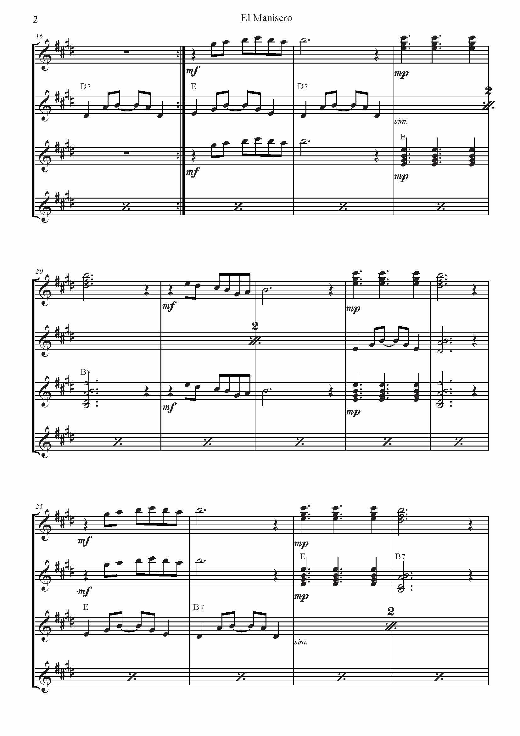 Beispielinhalt (Bild) El Manisero - Afro Cuban